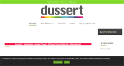 Desktop Screenshot of dussert-publicite.fr